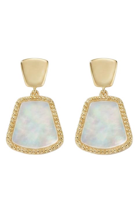 Mother-of-Pearl Drop Earrings