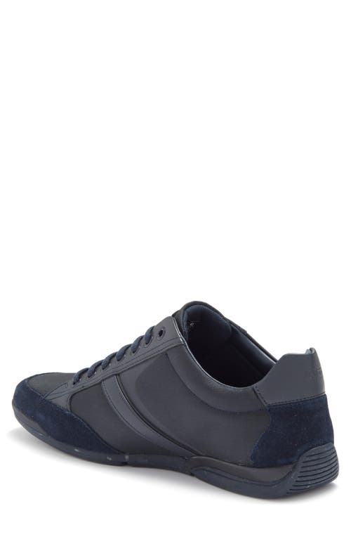Hugo Boss Boss Saturn Low Top Sneaker In Dk Bu
