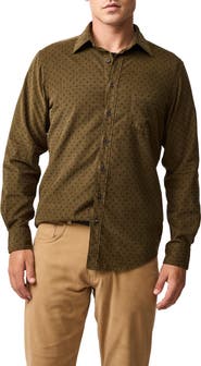 Rodd & Gunn Harrington Neat Paisley Cotton Corduroy Button-Up Shirt