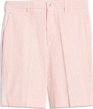 Berle Flat Front Seersucker Shorts