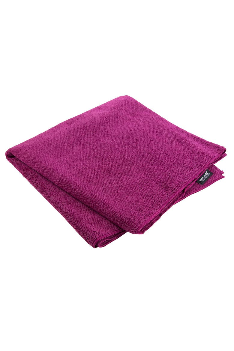 Great Outdoors Lightweight Large Compact Travel Towel, Main, color, Dark Cerise
