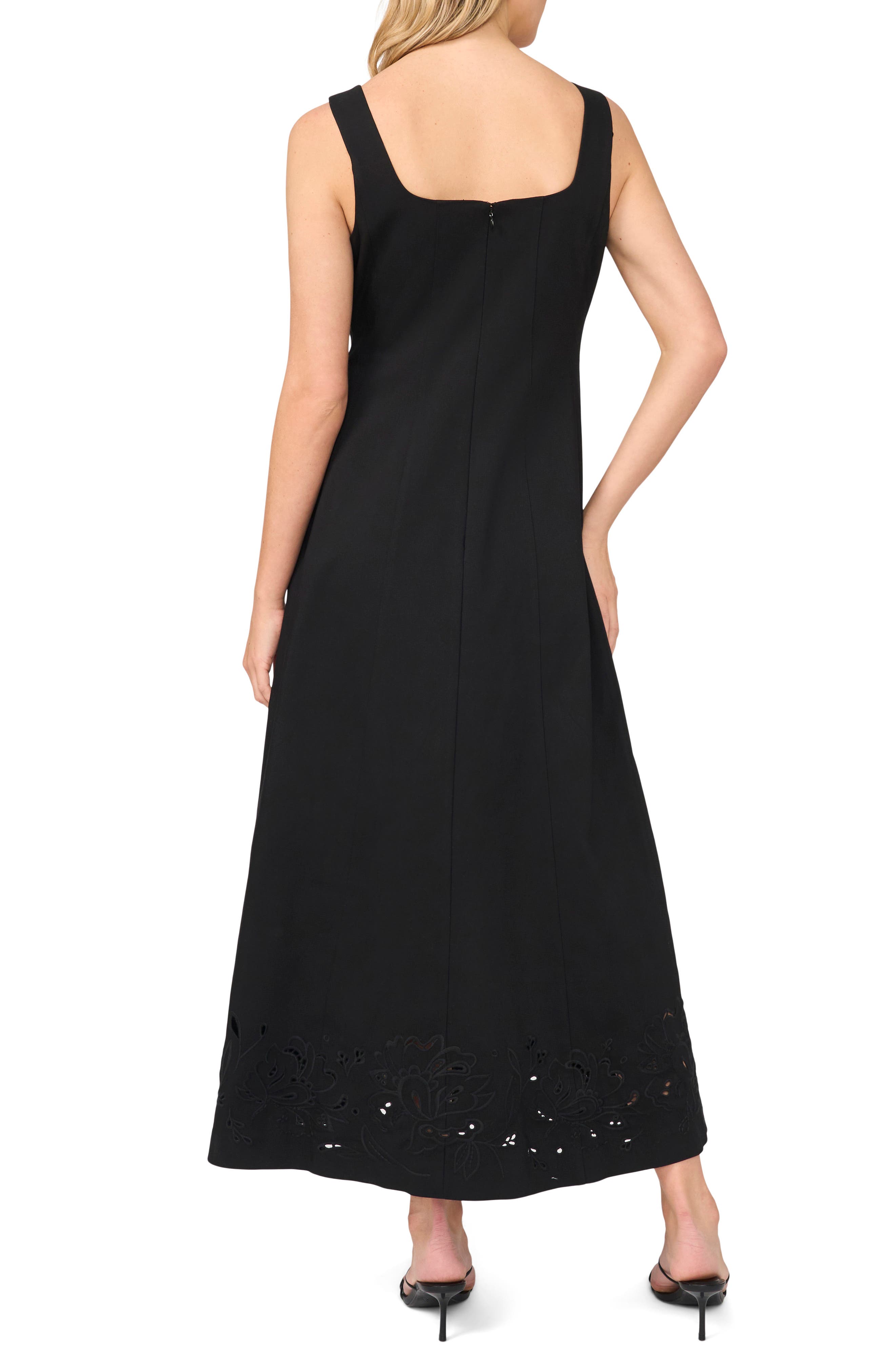 Seamed A-Line Maxi Dress - image 2