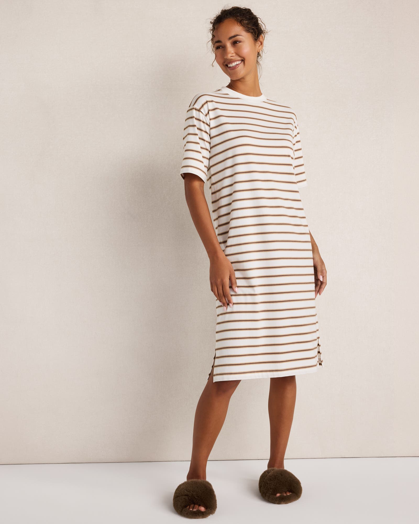 Ivory/Cortado Stripe