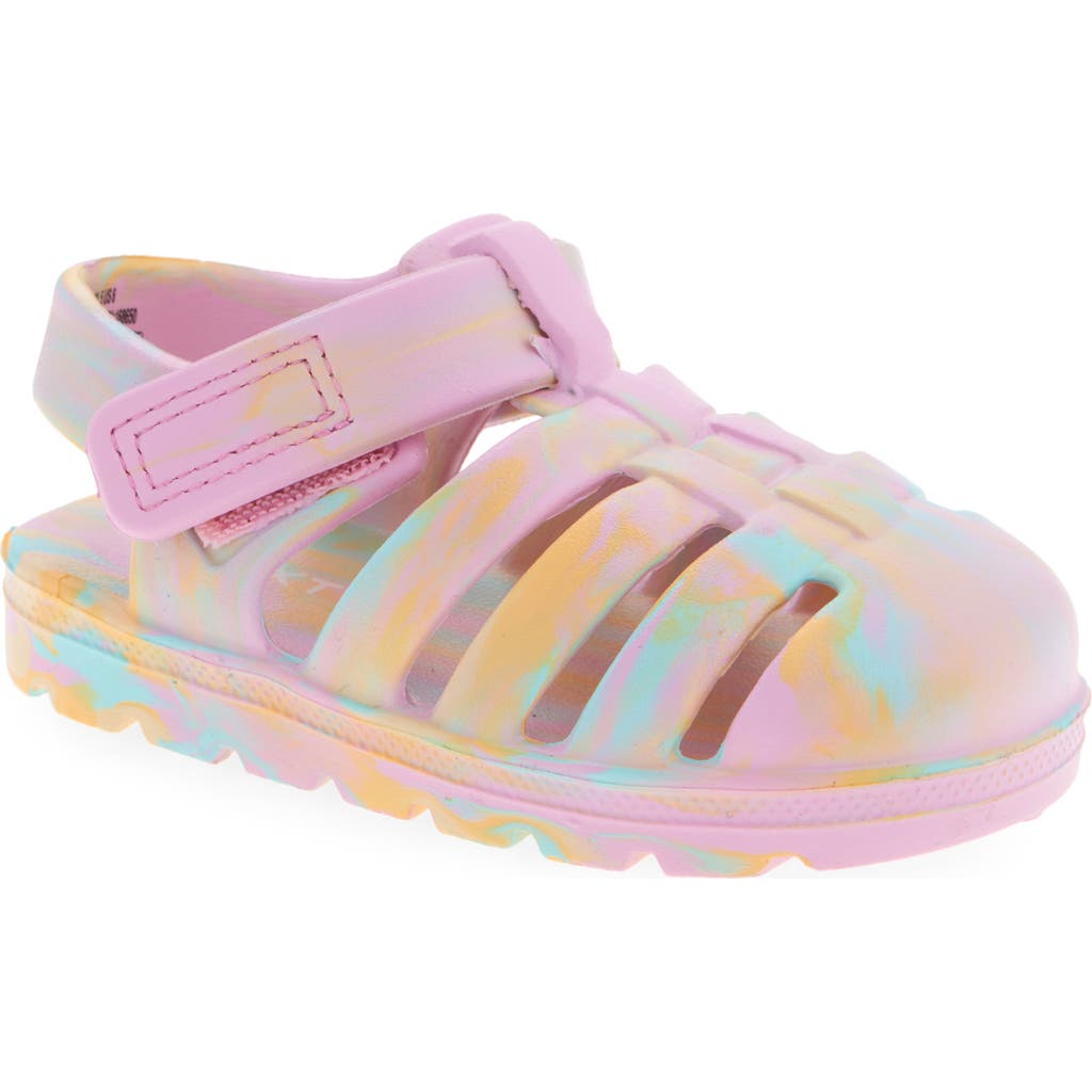 Next Kids' Rainbow Fisherman Sandal In Pink