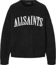 AllSaints Stoke Logo Crewneck Sweater