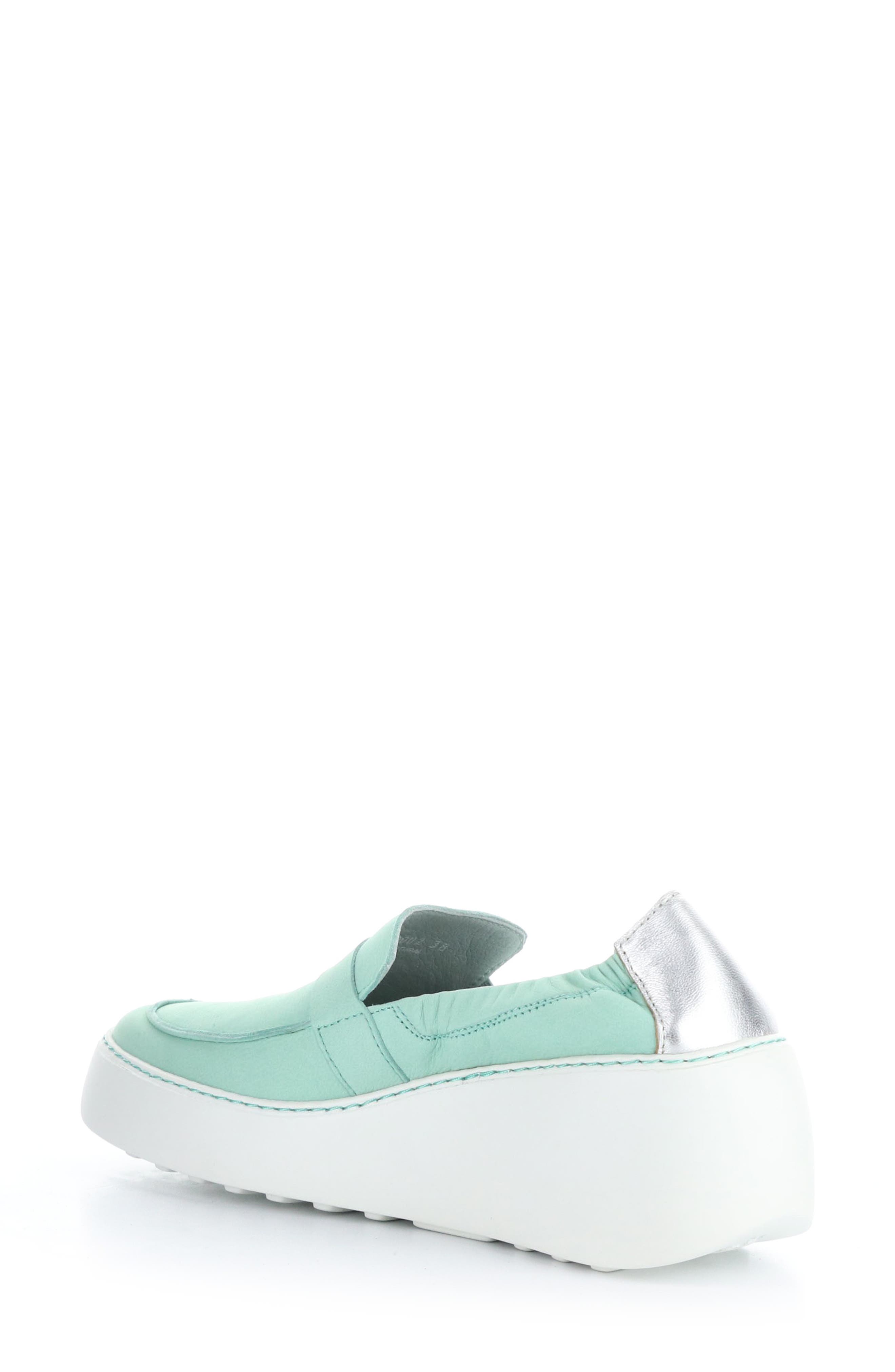 Duli Platform Wedge Loafer, Alternate, color, 002 MINT/SILVER