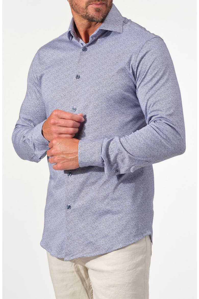 Horizon Supima® Cotton Performance Shirt, Alternate, color, NAVY