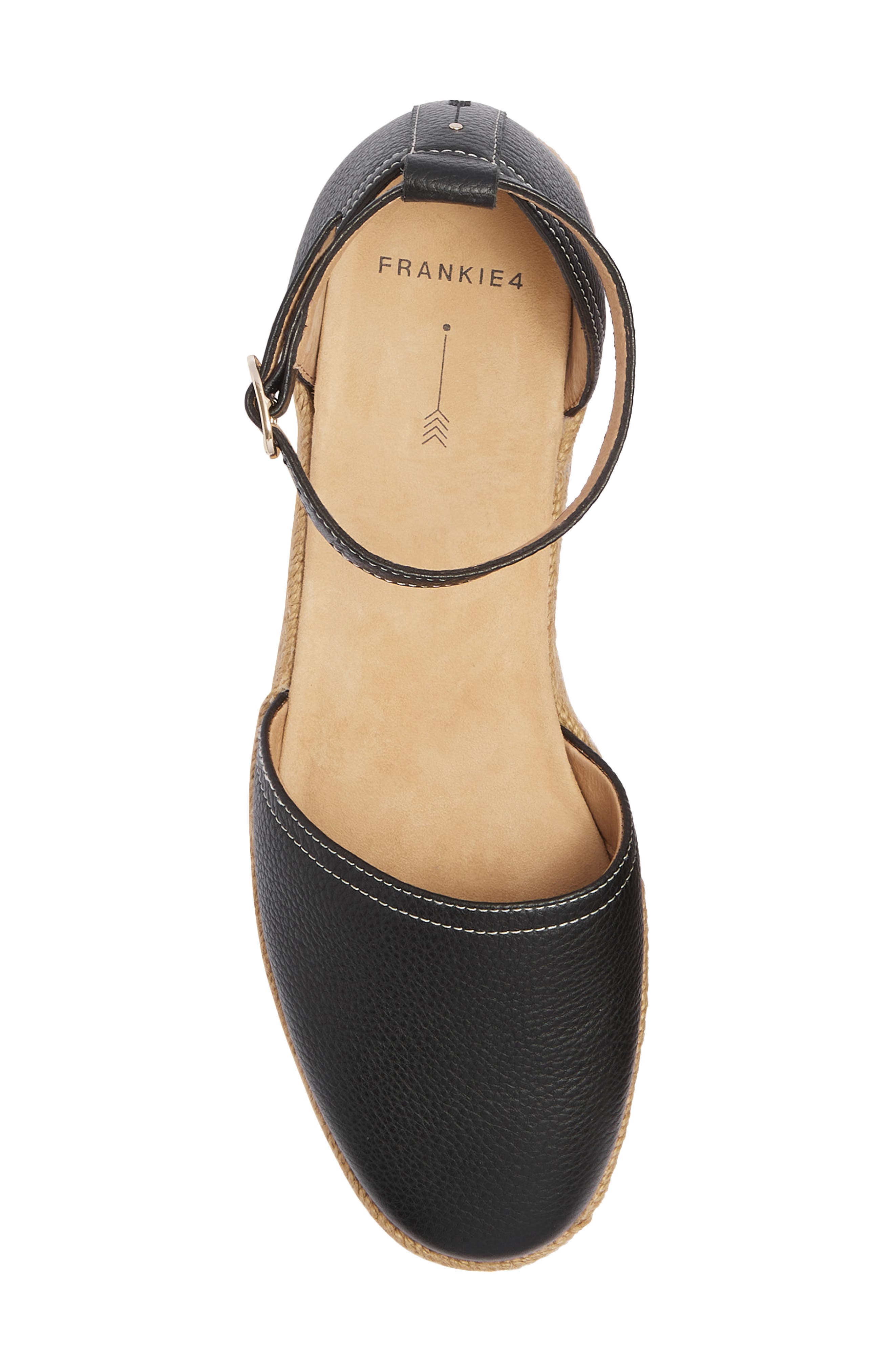 FRANKIE4 Kit Ankle Strap Flat, Alternate, color, Black Tumbled