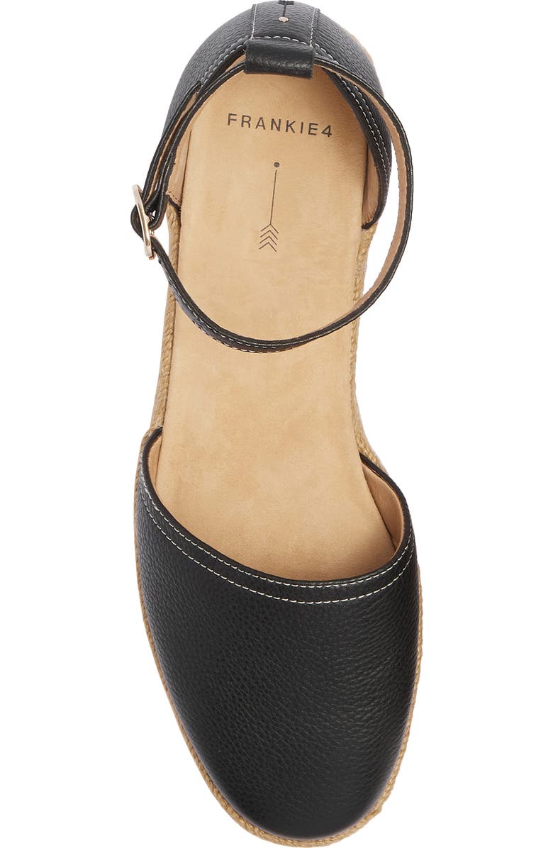 FRANKIE4 Kit Ankle Strap Flat, Alternate, color, Black Tumbled