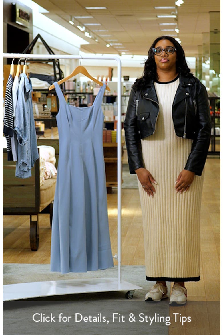 Pleated Sleeveless Midi Dress video