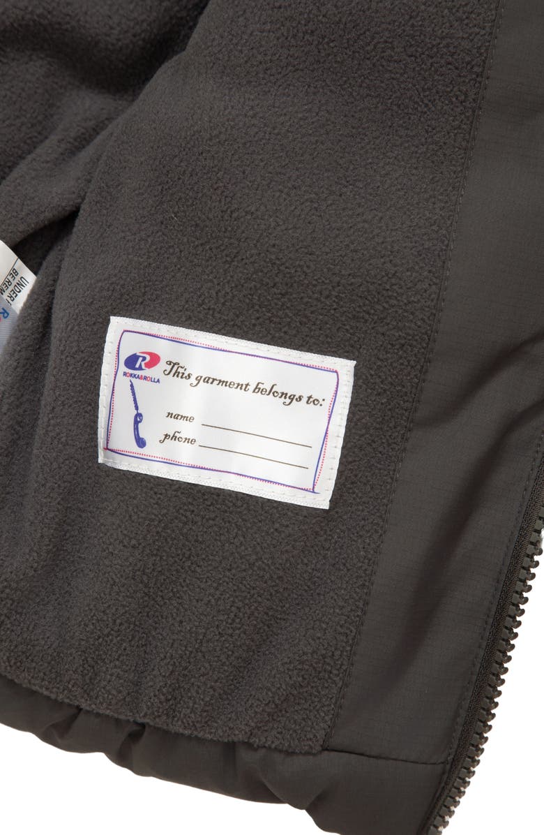 Rokka&Rolla Fleece Lined Cloud Hooded Jacket, Alternate, color, Shadow Gray