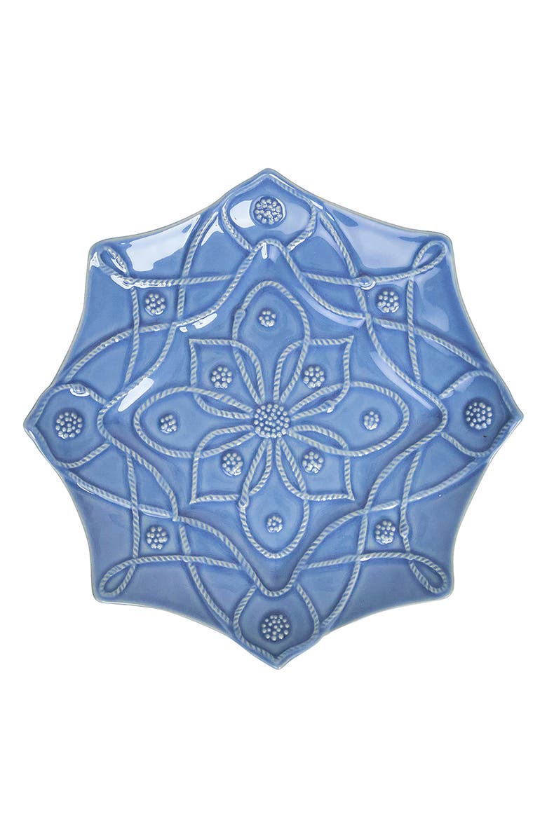 Juliska Jardin du Monde Set of 4 Salad Plates, Alternate, color, Chambray