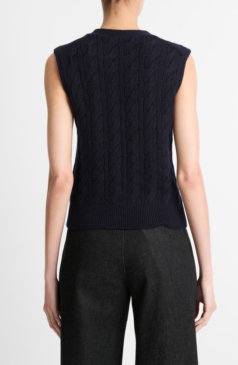 Vince Cable Wool Blend Sweater Vest, Alternate, color, Coastal