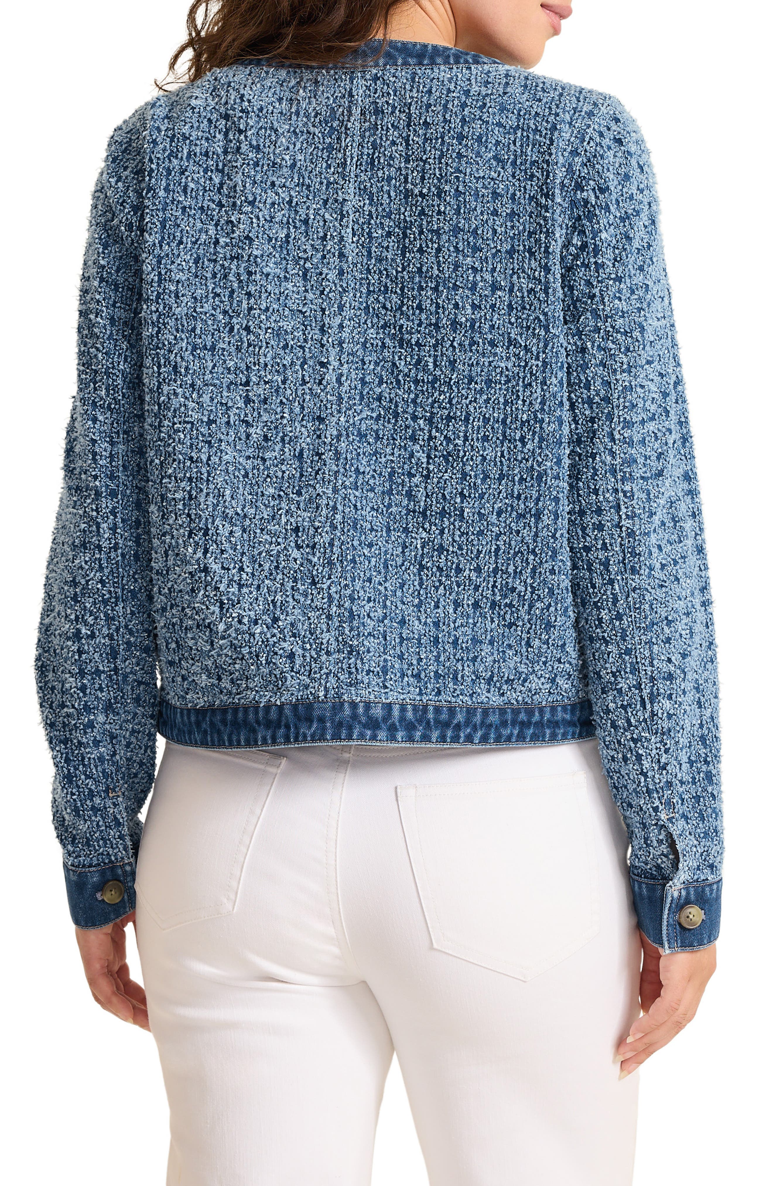 Cotton Tweed Denim Jacket - image 2