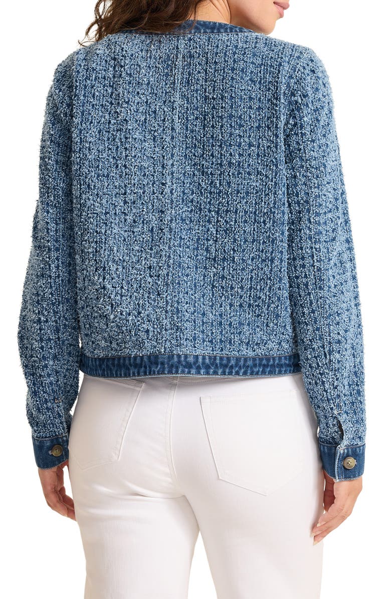 Tommy Bahama Cotton Tweed Denim Jacket, Alternate, color, Medium Wash