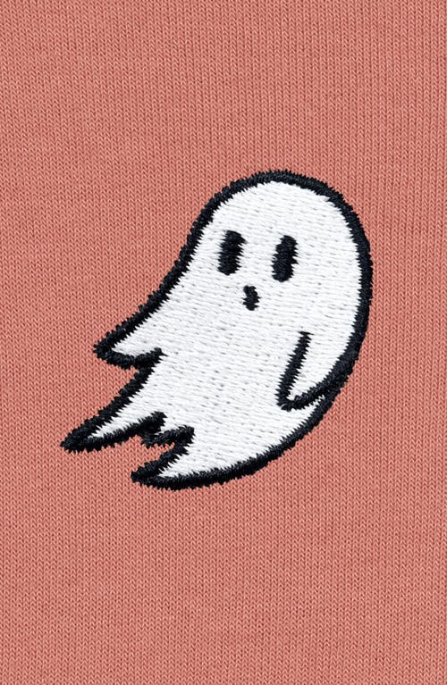 Dalix Womens Ghost Cropped Hoodie In Mauve