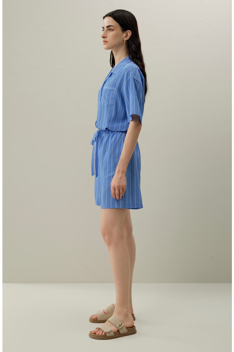 Women's Amalfi Striped Silk Short, Alternate, color, Amalfi Stripe