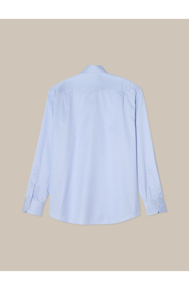 Robert Talbott Reynolds Mini Stripe Twill Classic Fit Shirt, Alternate, color, Blue