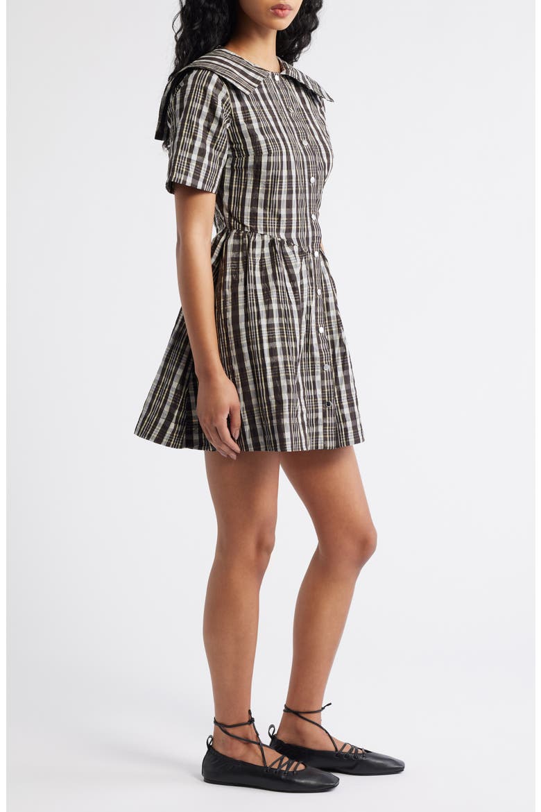 Miley Shirtdress, Alternate, color, BLACK/ WHITE