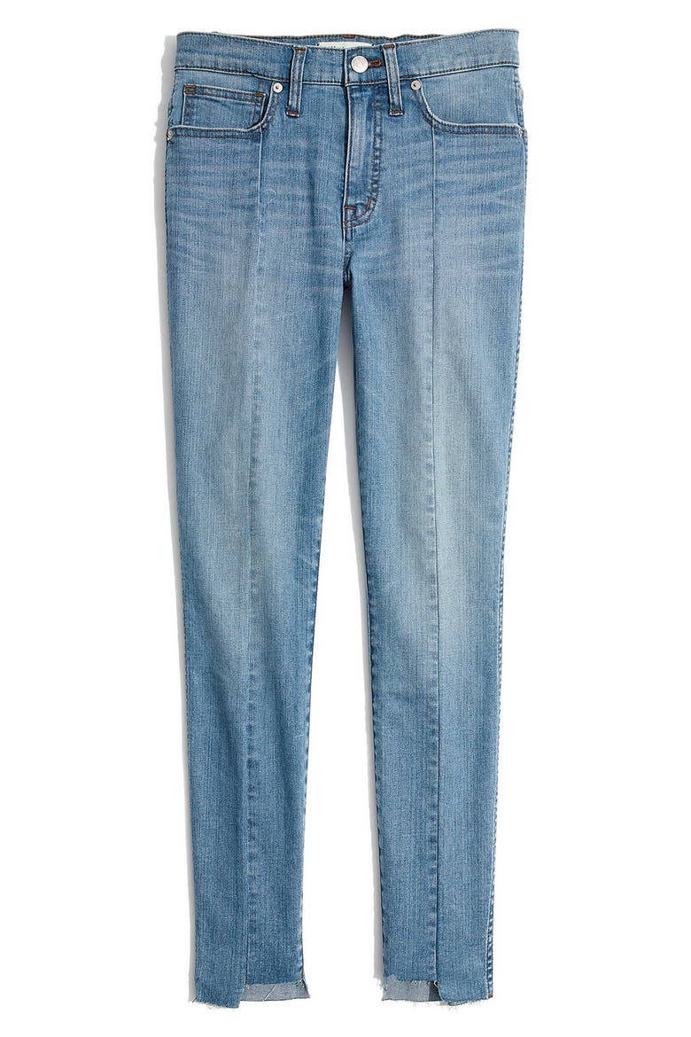 9-Inch High Waist Seamed Step-Hem Edition Skinny Jeans, Alternate, color, AUGUST