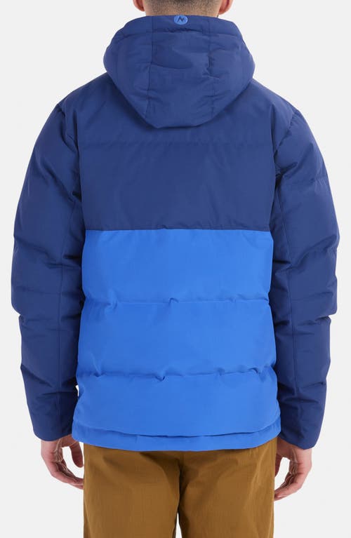 Marmot Fordham Waterproof 700 Fill Power Down Puffer Jacket In Twilight Blue/trail Blue