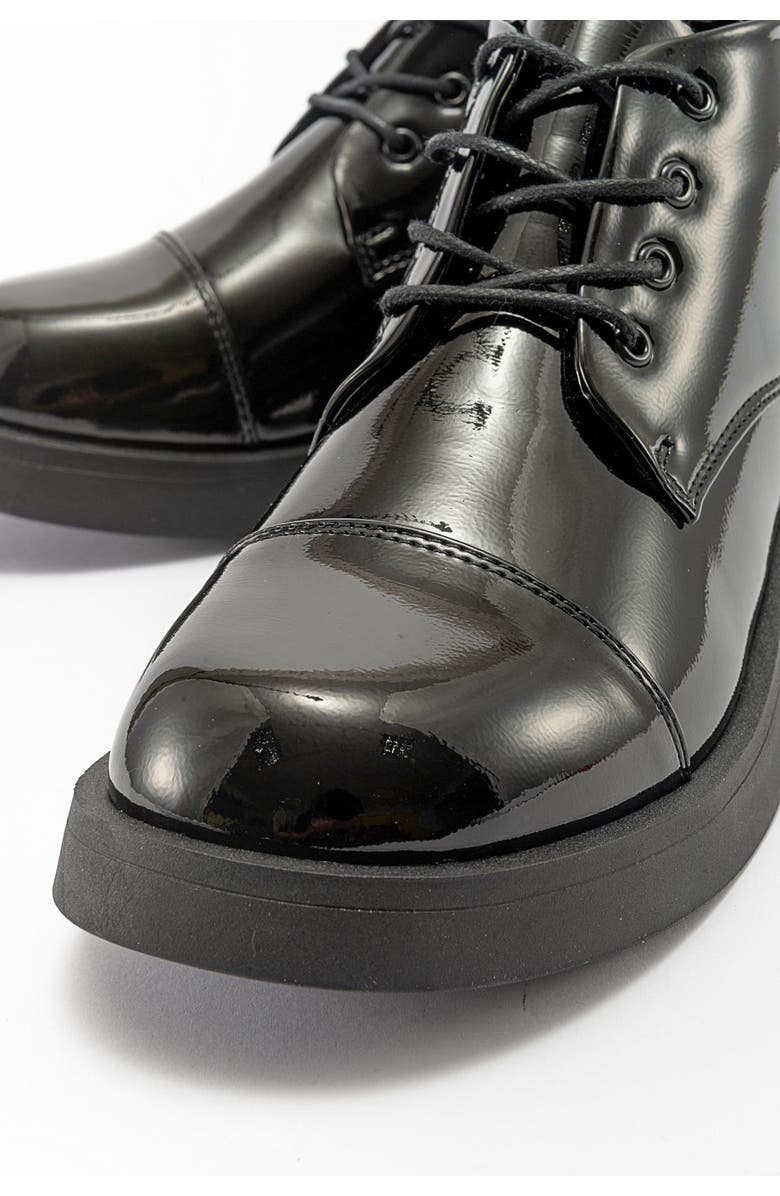 Prologue Shoes Lagom Patent Boot, Alternate, color, Black Patent Faux Leather