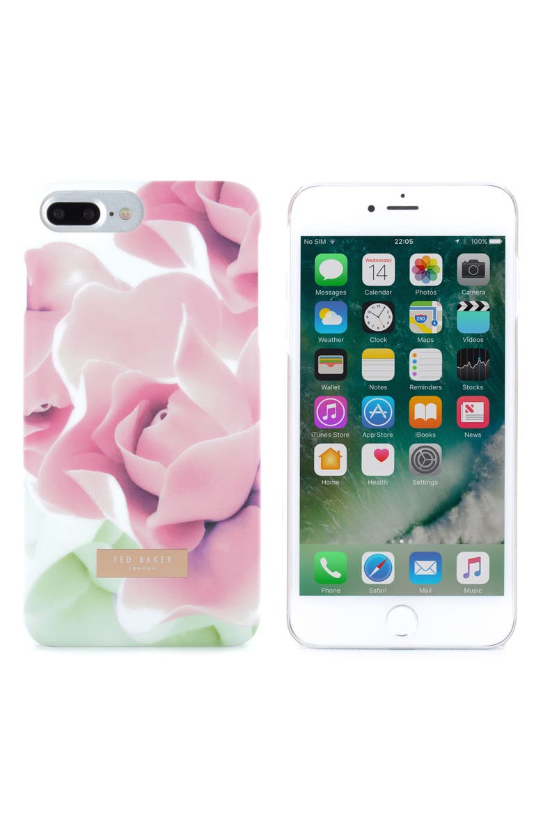 Ted Baker London Anotei Rose iPhone 6/6s/7/8 & 6/6s/7/8 Plus Case, Main, color, 
