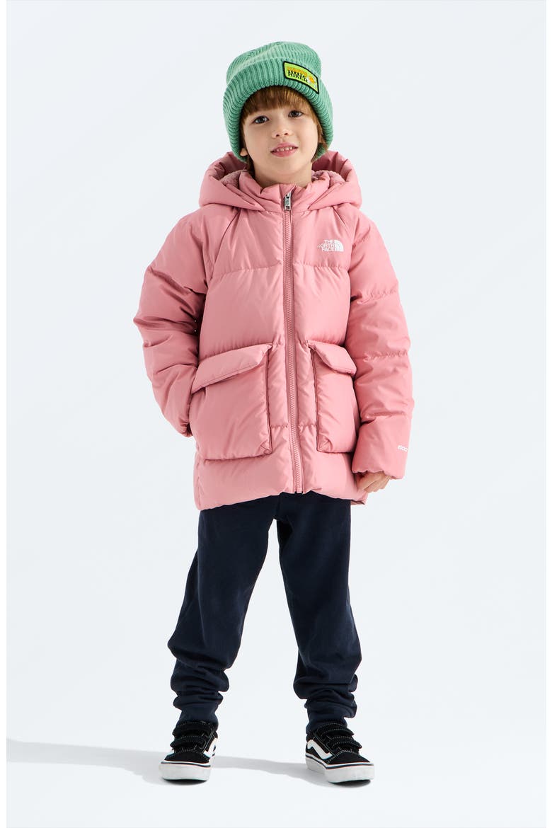 Kids' North Down Fleece Lined Short Parka, Alternate, color, PRIMROSE