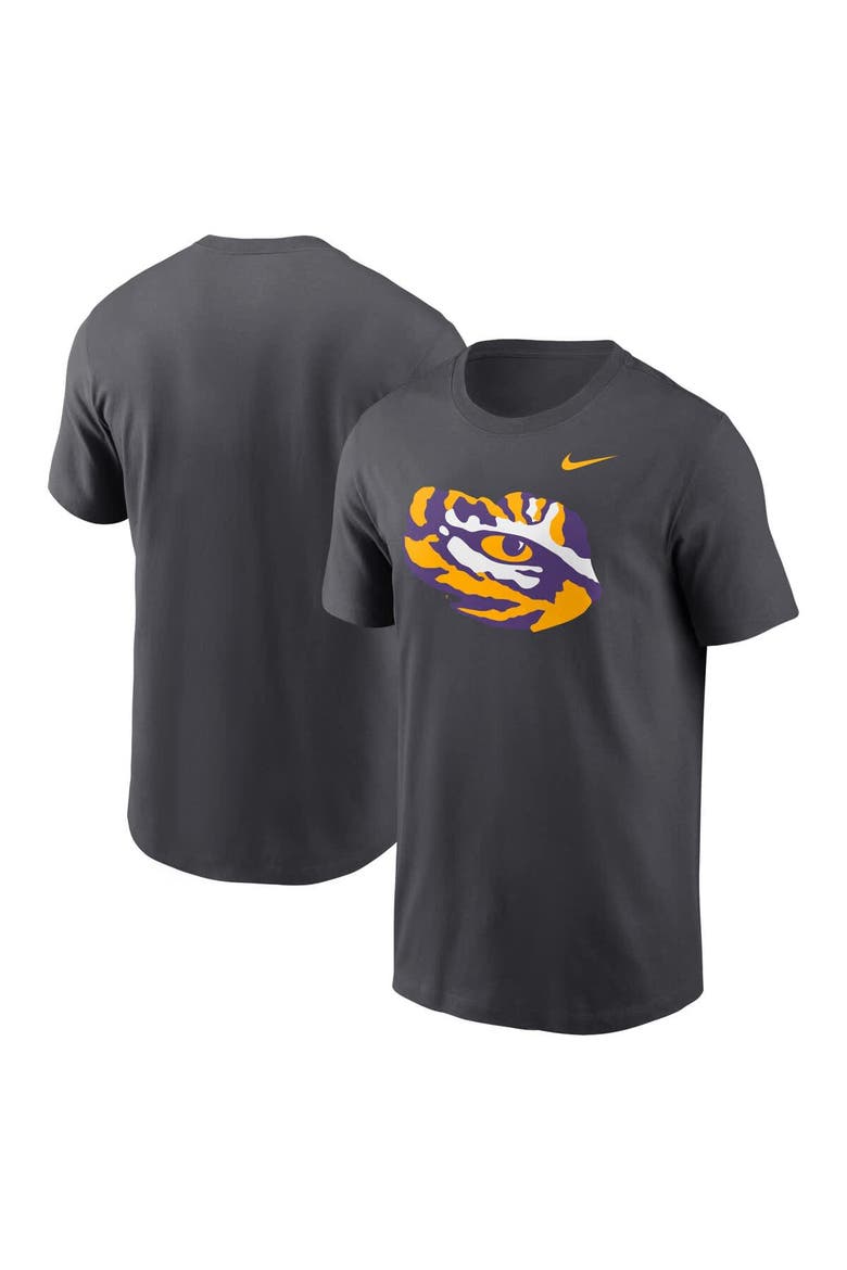 Men's Nike Anthracite LSU Tigers Primetime Alternate Logo T-Shirt, Main, color, Anthracite