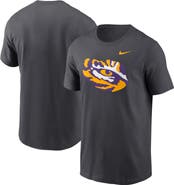 Nike Men's Nike Anthracite LSU Tigers Primetime Alternate Logo T-Shirt