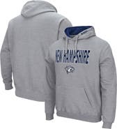 COLOSSEUM Men's Colosseum Heathered Gray New Hampshire Wildcats Arch and Logo Pullover Hoodie