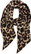 Nordstrom Floral Print Silk Skinny Scarf