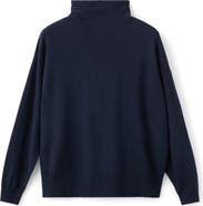 MANGO Draped Turtleneck Sweater