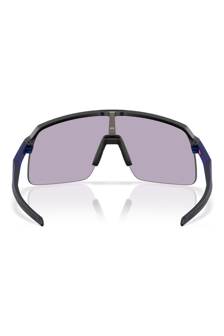 Sutro Lite Low Bridge Fit 139mm Prizm™ Semi Rimless Wrap Shield Sunglasses, Alternate, color, BLACK GREY