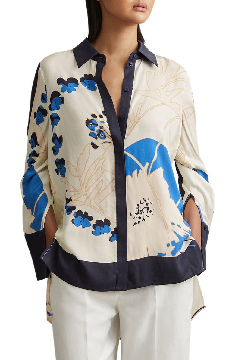 Reiss Isla Print Shirt, Alternate, color, 