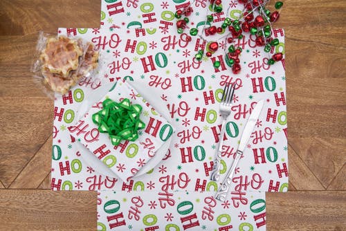 C & F Home C&f Home Ho Ho Ho Napkins Set Of 6 In Multi