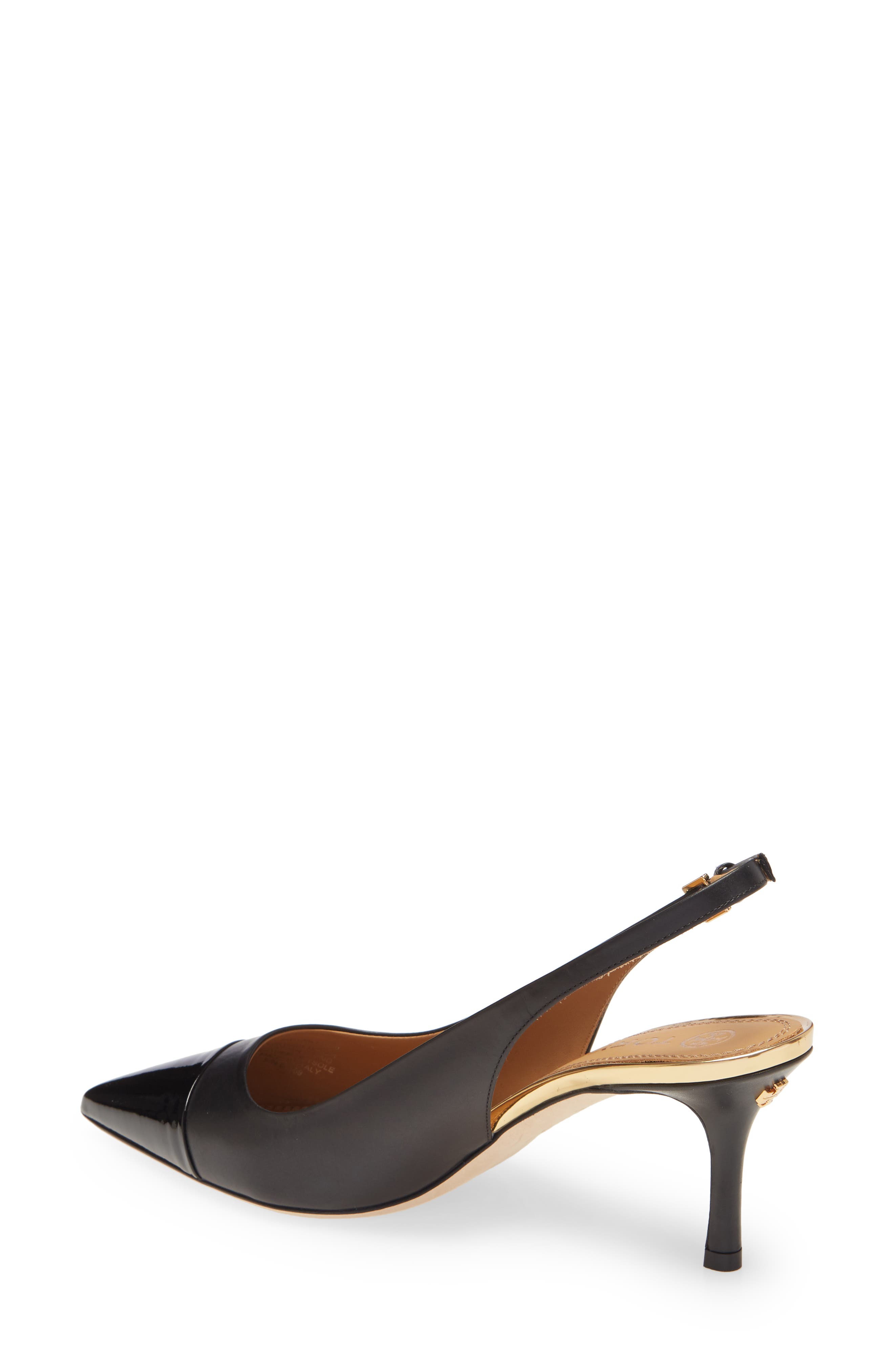Tory Burch Penelope Cap Toe Slingback Pump, Alternate, color, 