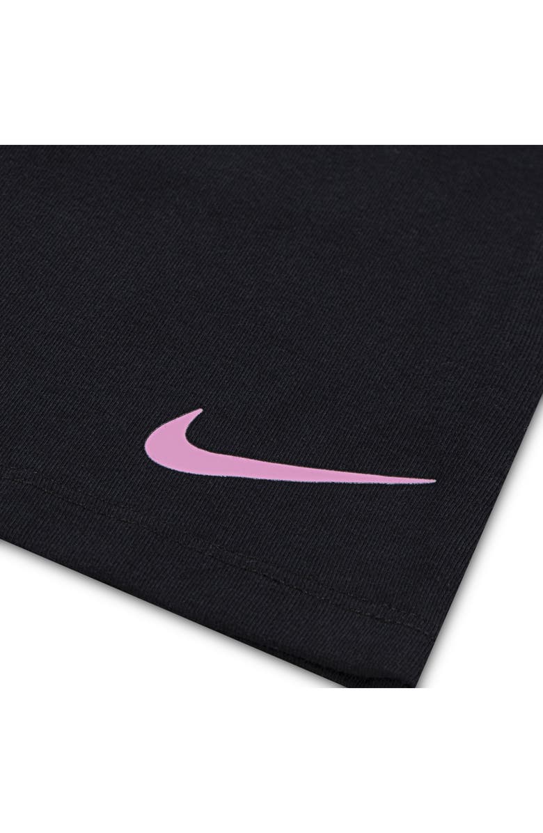 Nike Crewneck T-Shirt & Leggings Set, Alternate, color, Black