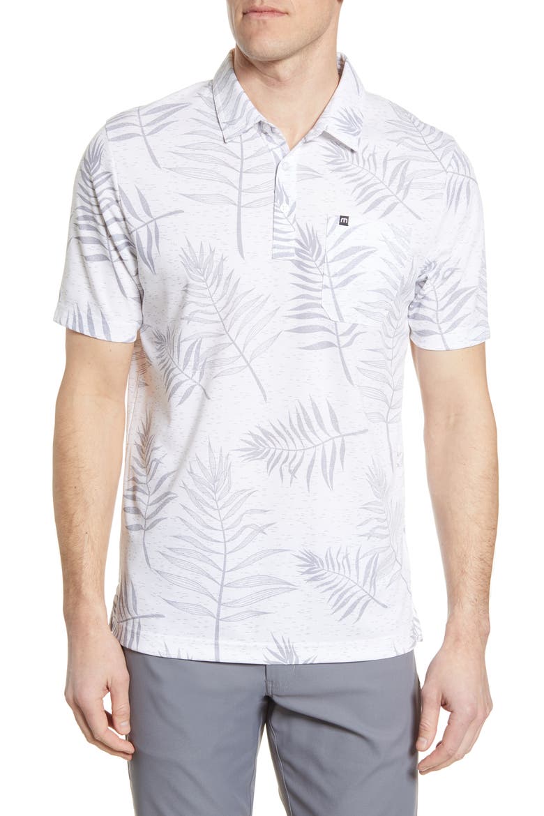 Broken Arrow Pocket Performance Polo, Main, color, WHITE