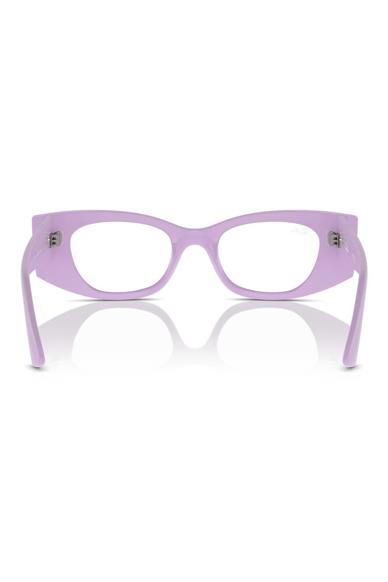 RX7327 52mm Irregular Optical Glasses, Alternate, color, LILAC