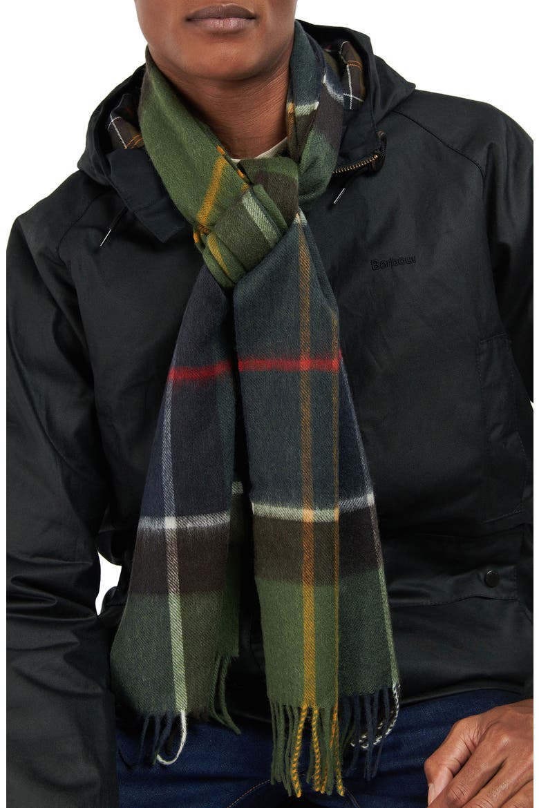 Carrbridge Tartan Lambswool & Cashmere Scarf, Main, color, CLASSIC