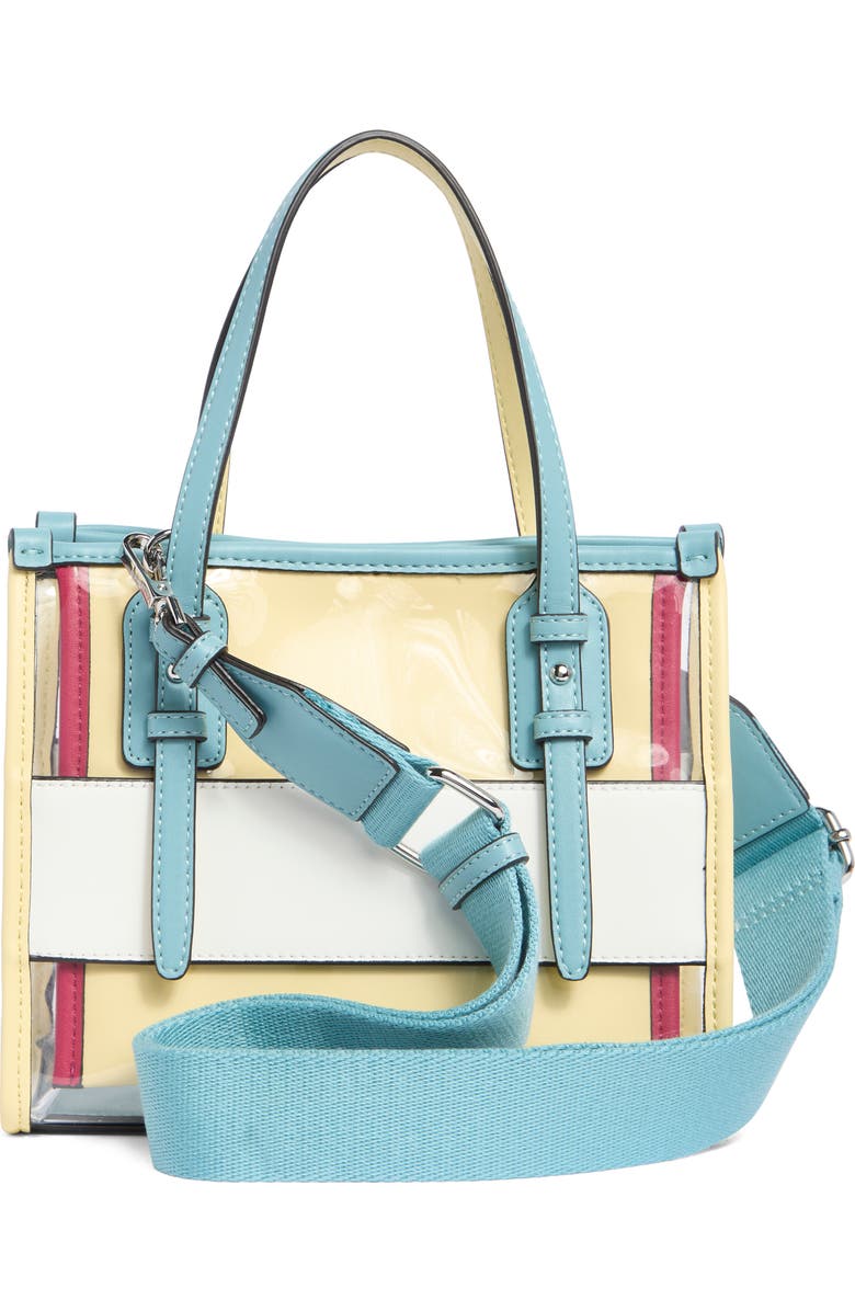 Calvin Klein Modern Essentials Clear Crossbody Bag, Alternate, color, Clear/ Multi