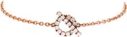 Pre-Owned Hermes Finesse Bracelet 18K Rose Gold and Diamonds
