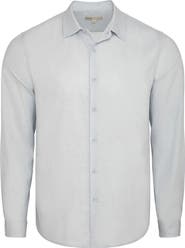 Onia Long Sleeve Linen Blend Button-Up Shirt