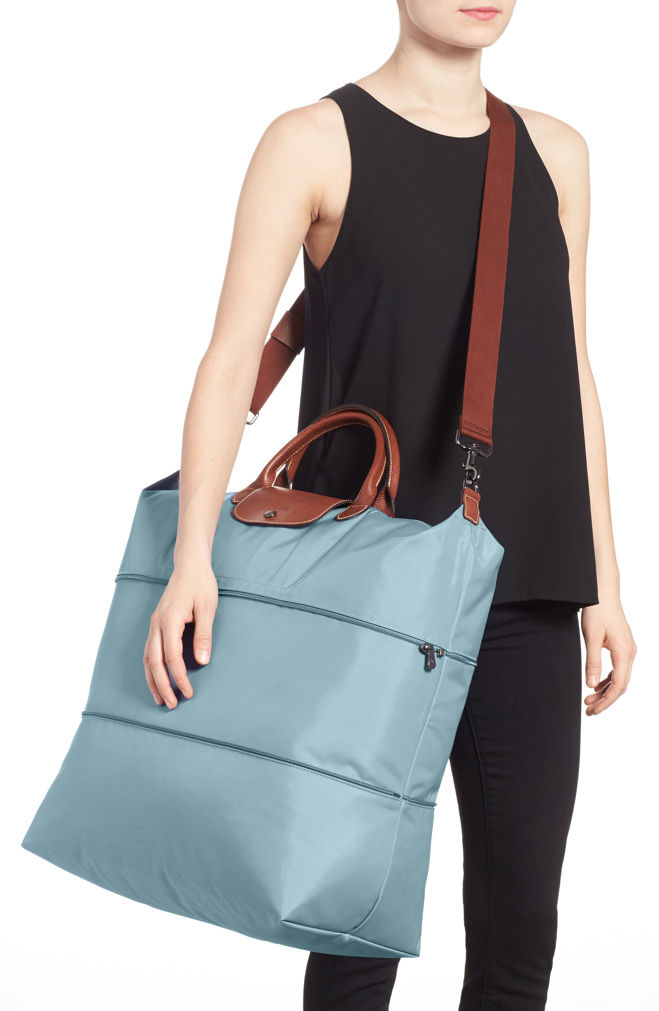 21-Inch Expandable Travel Bag, Alternate, color, ARTICO