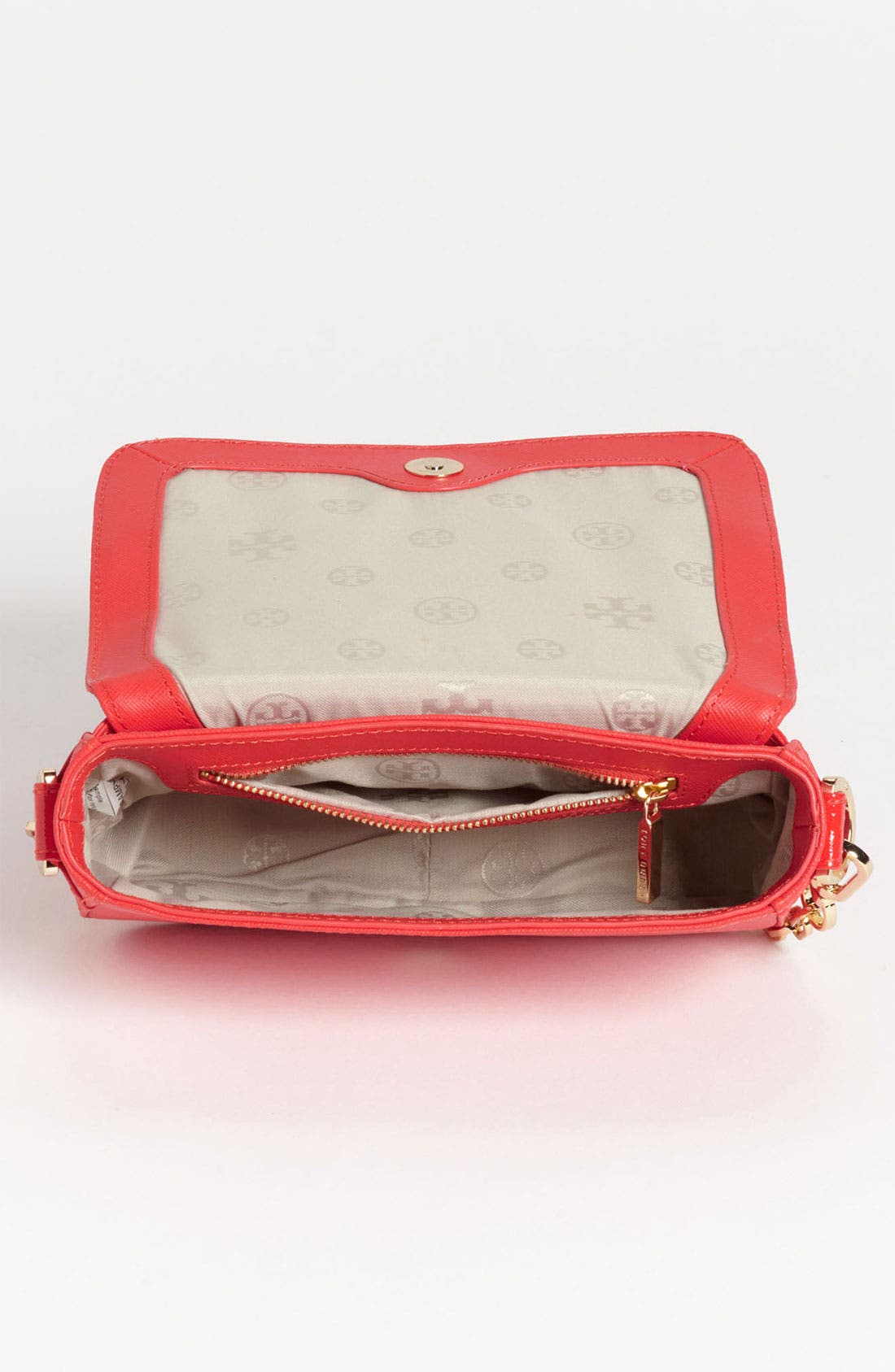 'Robinson - Mini' Saffiano Leather Crossbody Bag, Alternate, color, POPPY RED
