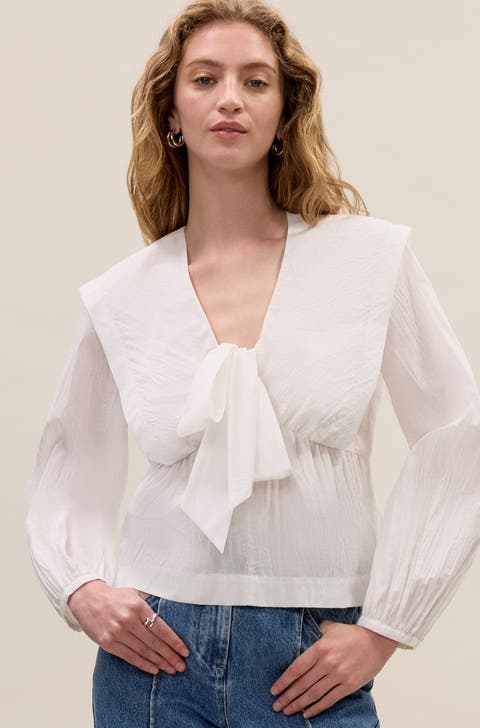 Marietta Cape Blouse