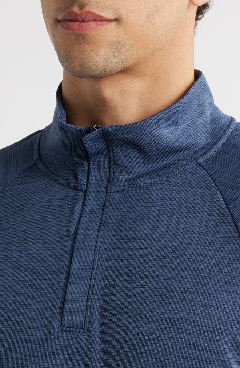 Zella Course Quarter-Zip Pullover, Alternate, color, Navy Eclipse