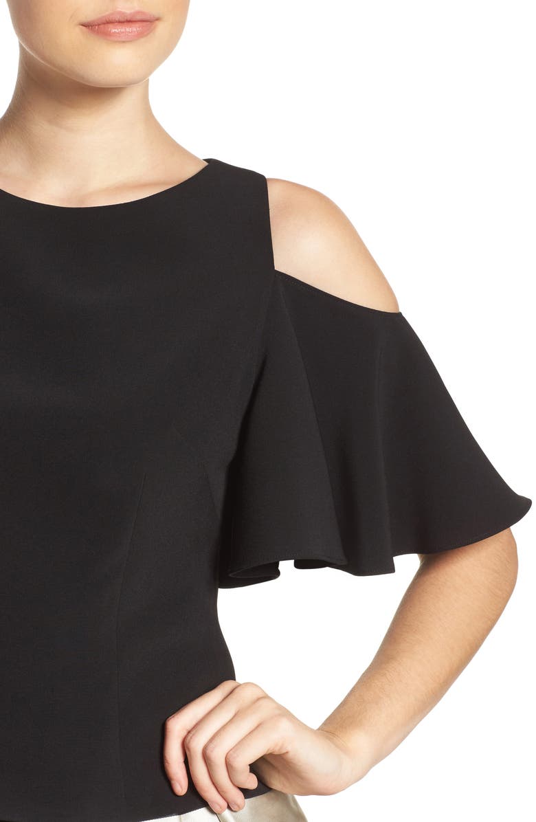 Eliza J Cold Shoulder Top, Alternate, color, 