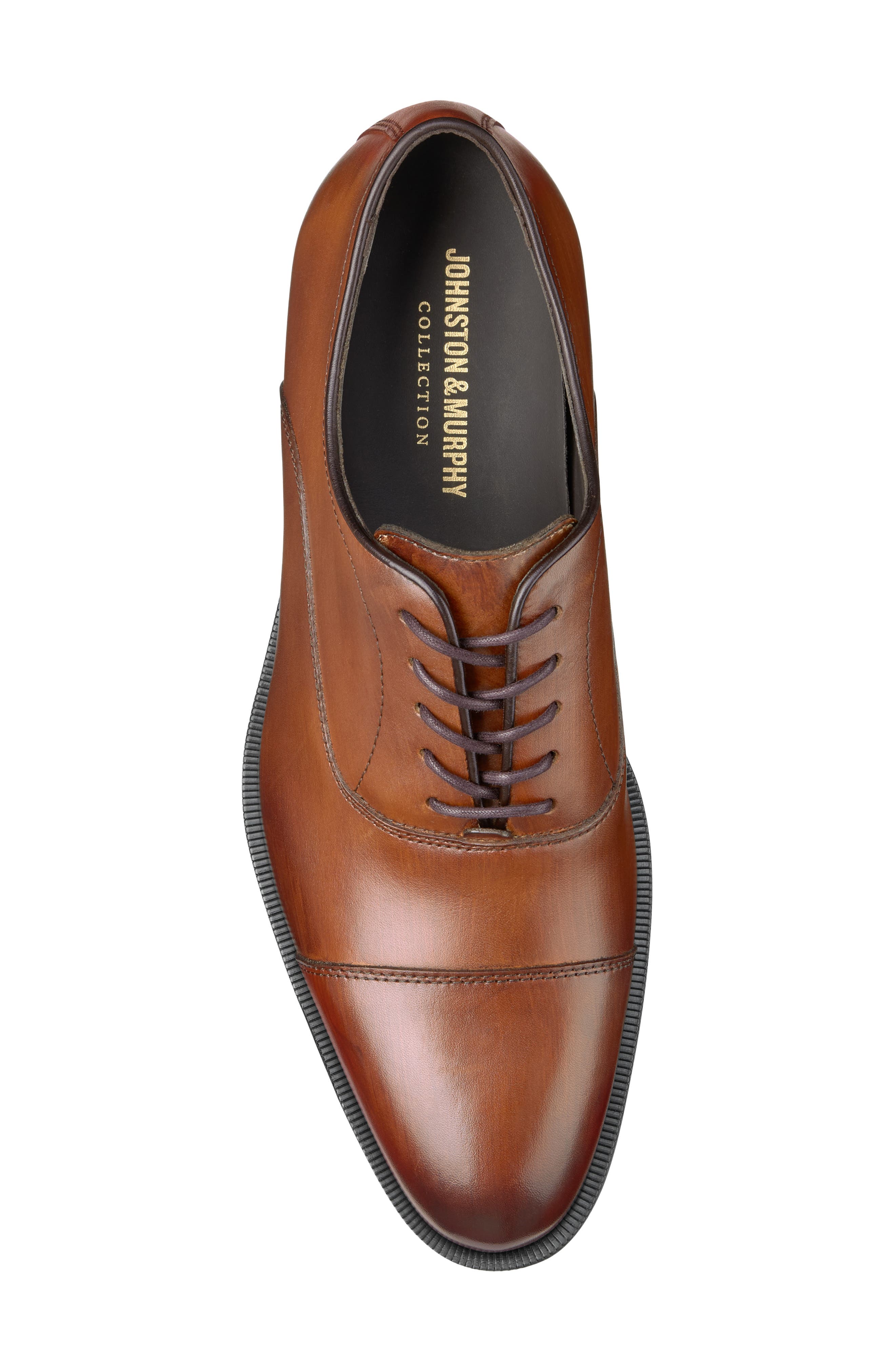 Redford Cap Toe Oxford, Alternate, color, TAN HAND-FINISHED FULL GRAIN